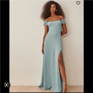 Reformation gimlet dress in celadon